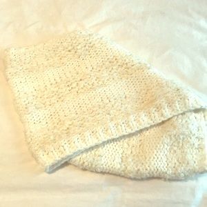 LOFT Cream sweater infinity scarf